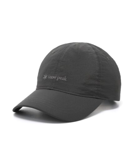 Snow Peak Taslan Ball Cap Charcoal